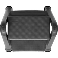 Folding Step Stool, 2 Steps, 19-1/2" x 20-1/2" x 22-3/4" High Action Paper