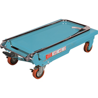 Heavy-Duty Hydraulic Scissor Lift Table, 27-1/2" L x 17-3/4" W, Steel, 330 lbs. Capacity Action Paper