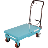 Heavy-Duty Hydraulic Scissor Lift Table, 32" L x 19-3/4" W, Steel, 660 lbs. Capacity Action Paper