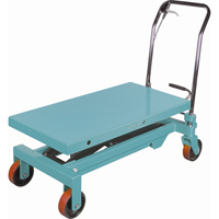 Heavy-Duty Hydraulic Scissor Lift Table, 39-3/8" L x 20-1/8" W, Steel, 1650 lbs. Capacity Action Paper