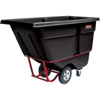 Tilt Truck, Polyethylene, 1/2 cu. yd., 850 lbs. Load Capacity Action Paper
