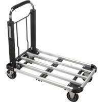 Foldable Platform Trucks, Aluminum, 300 lbs., 28" L x 16" W, 32" High Action Paper