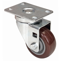 Caster, Swivel, 3" (76 mm), Polyurethane, 230 lbs. (104 kg.) Action Paper
