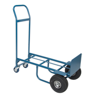 Convertible Deluxe Hand Truck, Steel, 800 lbs. Capacity Action Paper