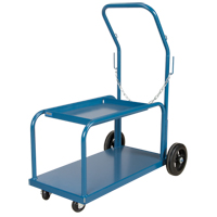 Mini-MIG Welding Cart, Rubber Wheels, 18" W x 36" L Base, 1000 lbs. Action Paper