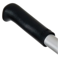 Poign&eacute;e en caoutchouc noir pour diable en aluminium Action Paper