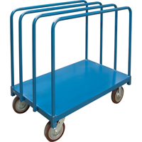 Chariot robuste pour transport de panneaux avec rails &agrave; palier unique, 48" x 30" x 45", Capacit&eacute; 2500 lb Action Paper