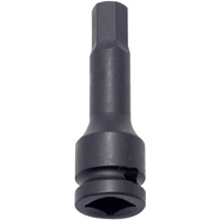 Jeu de douilles &agrave; chocs hexagonales SAE 1/2" PHB-1208 8 mcx Action Paper