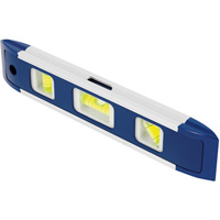 Niveau torpille, 9" lo, Aluminium, 3 fioles, Magn&eacute;tique Action Paper