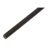Threaded Rod, 1/4"-20, 36" L, Plain, Grade B-7 Grade Action Paper