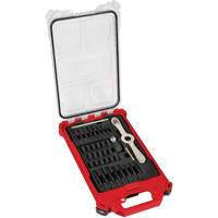 Metric Tap & Die PackOut Set with Hex-Lok 2-in-1 Handle, 38 Pieces Action Paper