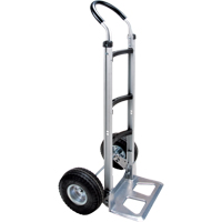 Knocked Down Hand Truck, Continuous Handle, Aluminum, 49-5/8" Height, 500 lbs. Capacity Action Paper
