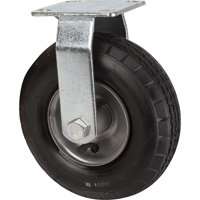Pneumatic Casters, Rigid, 8" (203.2 mm), Pneumatic, 350 lbs. (158.8 kg.) Action Paper