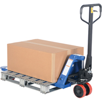 Quick Lift Pallet Truck, Steel, 48" L x 20" W, 5500 lbs. Capacity Action Paper