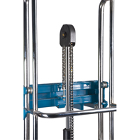 Hydraulic Platform Lift Stacker, Foot Pump Operated, 880 lbs. Capacity, 60" Max Lift MN397 | Action Paper