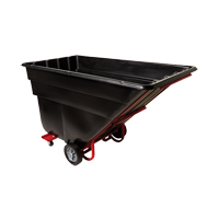 Tilt Truck, Polyethylene, 1-1/2 cu. yd., 1200 lbs. Load Capacity Action Paper