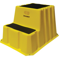 Nestable Industrial Step Stools, 2 Steps, 32-3/4" x 25-3/4" x 20-1/2" High Action Paper