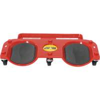 Socle roulant pour les genoux, Plastique, Rouge, Capacit&eacute; 350 lb Action Paper