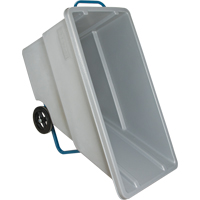 Tilt Truck, Polyethylene, 0.625 cu. yd., 850 lbs. Load Capacity Action Paper
