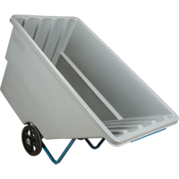 Tilt Truck, Polyethylene, 1.1 cu. yd., 1250 lbs. Load Capacity Action Paper