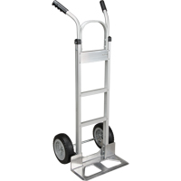 Knocked Down Hand Truck, Dual Handle, Aluminum, 50-5/8" Height, 500 lbs. Capacity Action Paper