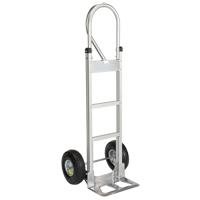 Knocked Down Hand Truck, P-Handle Handle, Aluminum, 52-1/8" Height, 500 lbs. Capacity Action Paper