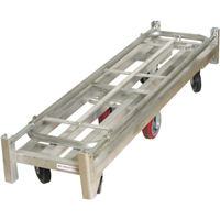 U-Boat Platform Truck, 59-1/2" L x 16" W, 1750 lbs. Capacity, Polyurethane Casters Action Paper