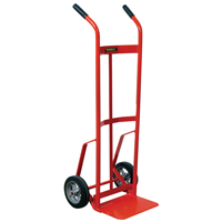 Hand Truck with Reinforced Noseplate - 136RN-HB, Dual Handle, Steel, 51" Height, 800 lbs. Capacity Action Paper
