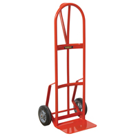 Hand Truck with Reinforced Noseplate - 126DRN-HB , P-Handle Handle, Steel, 51" Height, 800 lbs. Capacity Action Paper