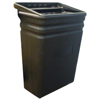 Plastic Refuse Bin for Utility Cart Action Paper