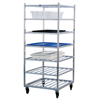 Shelf Cart, 7 Tiers, 28-1/2" W x 69" H x 32" D, 525 lbs. Capacity Action Paper