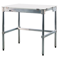 Poly-Top Workbench, 36" W x 24" D x 35-1/2" H, 2000 lbs. Capacity MO487 | Action Paper