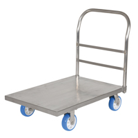 Platform Truck, 36" L x 24" W, 2000 lbs. Capacity, Polyurethane Casters Action Paper