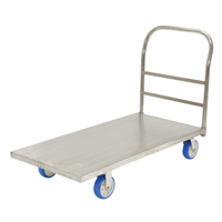 Platform Truck, 48" L x 24" W, 2000 lbs. Capacity, Polyurethane Casters Action Paper