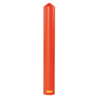 Smooth Bollard Cover, 4" Dia. x 56" L, Red Action Paper