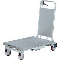 Manual Hydraulic Scissor Lift Table, 27-1/2" L x 17-5/8" W, Partial Stainless Steel, 400 lbs. Capacity Action Paper