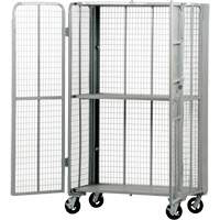 FST Series Folding Security Truck, 1 Tiers, 27" L x 45" W x 77" H, 2000 lbs. Cap. Action Paper
