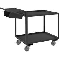 Order Picking Cart, 40-1/4" H x 24-1/4" W x 52-3/8" D, 2 Shelves, 1200 lbs. Capacity Action Paper