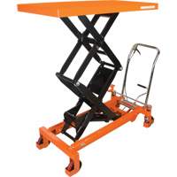 Hydraulic Scissor Lift Table, 48" L x 24" W, Steel, 1540 lbs. Capacity MP012 | Action Paper