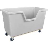 Easy Access Box Truck, Polyethylene, 63" L x 34-1/4" W x 38-1/2" H, 24 cu. ft. Volume, 1200 lbs. Capacity Action Paper