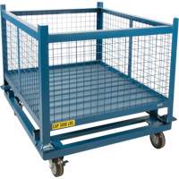 Dolly for Stacking Container, 48.5" W x 40-1/2" D x 10" H, 3000 lbs. Capacity MP096 | Action Paper