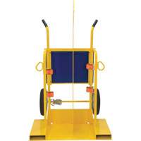 Welding Cylinder Torch Cart, Foam-Filled Wheels, 24" W x 19-1/2" L Base, 500 lbs. Action Paper