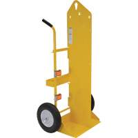 Welding Cylinder Torch Cart, Foam-Filled Wheels, 23-13/16" W x 22-13/16" L Base, 500 lbs. Action Paper
