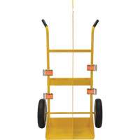 Welding Cylinder Torch Cart, Foam-Filled Wheels, 23-13/16" W x 22-13/16" L Base, 500 lbs. Action Paper