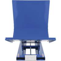 Open Sided Hopper, Steel, 1 cu.yd., Blue Action Paper