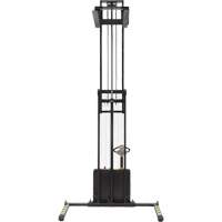 Double Mast Stacker, Electric Operated, 2200 lbs. Capacity, 150" Max Lift MP141 | Action Paper