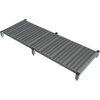 Adjustable Height One-Step Work Platform, 24" W x 71" D, 800 lbs. Capacity, All-Welded Action Paper
