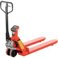 Eco Weigh-Scale Pallet Truck with Thermal Printer, 45" L x 22.5" W, 4400 lbs. Cap. MP256 | Action Paper