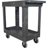 Utility Service Cart, 2 Tiers, 16-1/2" x 32-1/2" x 34-1/2", 550 lbs. Capacity Action Paper