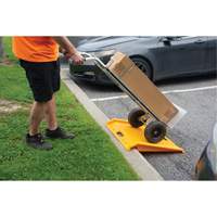 Portable Poly Hand Truck Curb Ramp, 1000 lbs. Capacity, 27" W x 27" L Action Paper